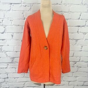 J.Jill Speckle Cardigan XS Women Orange
Angora Rabbit Hair Cotton Blend
